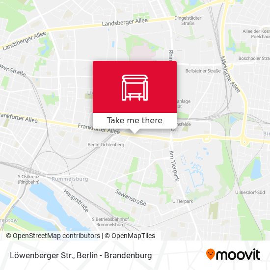 Löwenberger Str. map