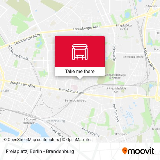 Карта Freiaplatz