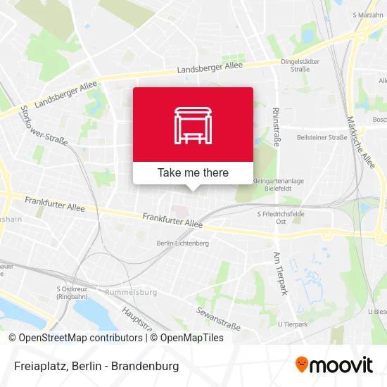 Карта Freiaplatz