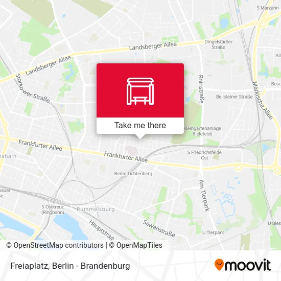 Карта Freiaplatz