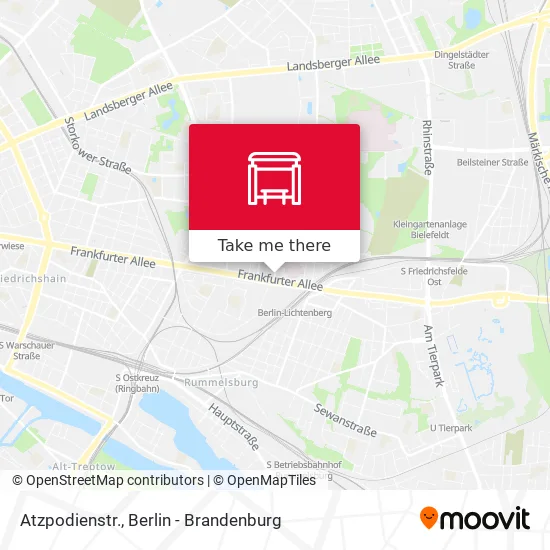 Карта Atzpodienstr.