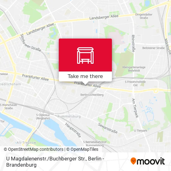 Карта U Magdalenenstr. / Buchberger Str.