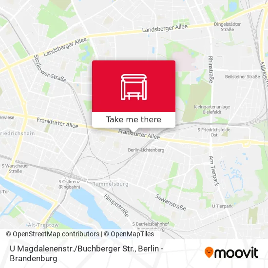 Карта U Magdalenenstr. / Buchberger Str.