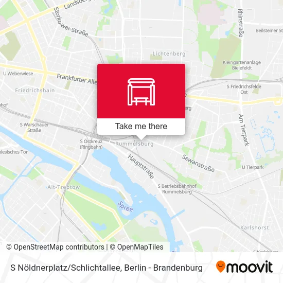 Карта S Nöldnerplatz/Schlichtallee