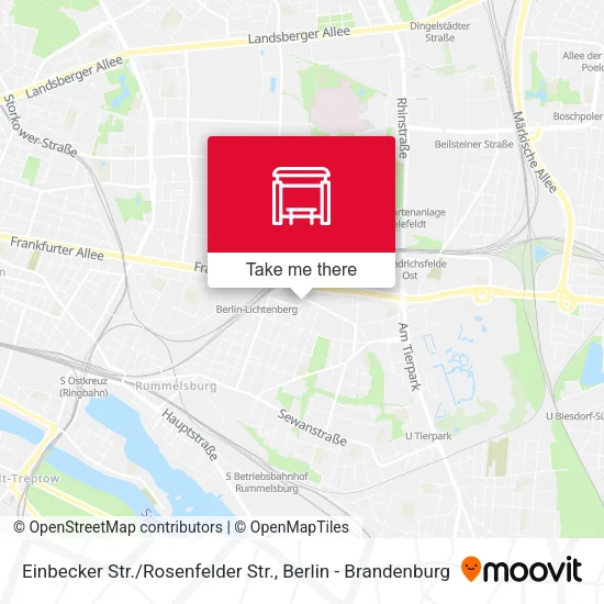 Карта Einbecker Str. / Rosenfelder Str.