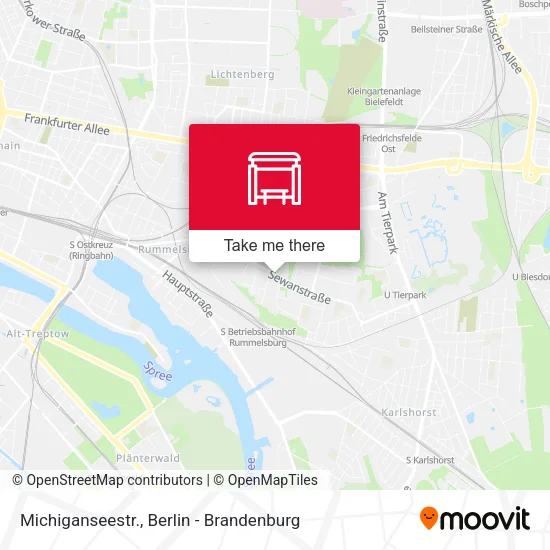 Карта Michiganseestr.