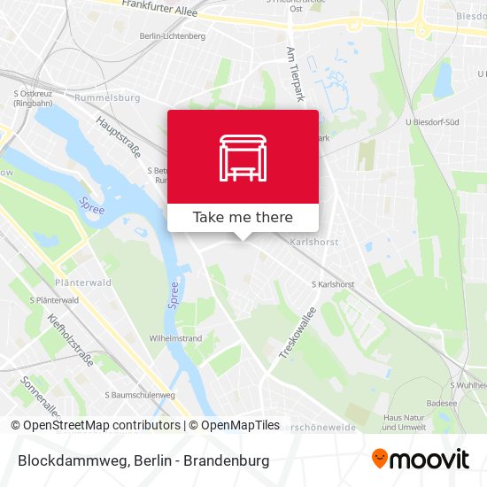 Blockdammweg map