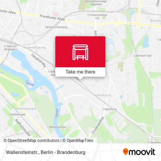 Карта Wallensteinstr.