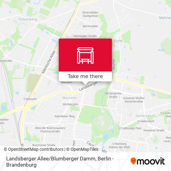 Landsberger Allee / Blumberger Damm map