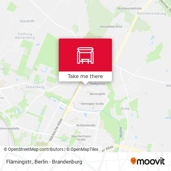 Flämingstr. map