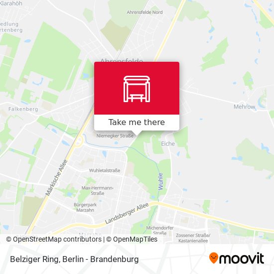 Belziger Ring map