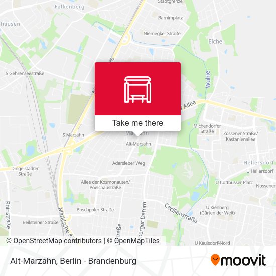 Карта Alt-Marzahn