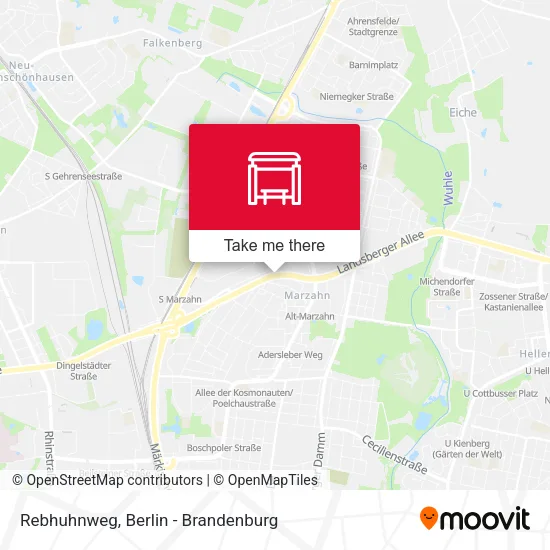 Карта Rebhuhnweg