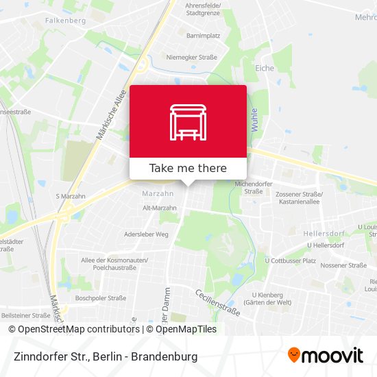 Zinndorfer Str. map