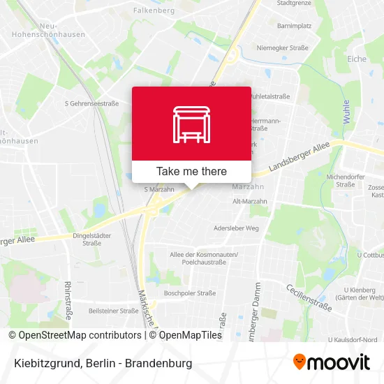 Карта Kiebitzgrund