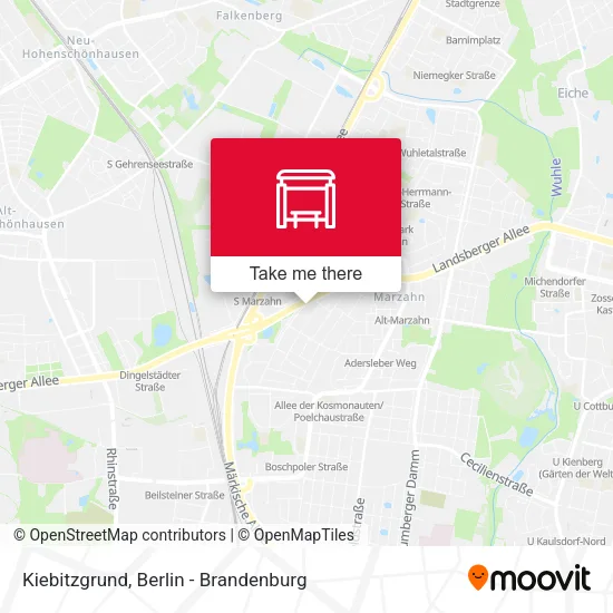 Карта Kiebitzgrund
