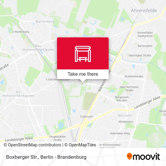 Карта Boxberger Str.