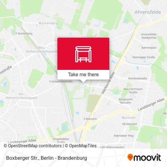 Карта Boxberger Str.