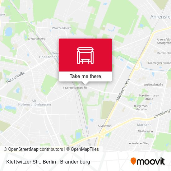 Карта Klettwitzer Str.