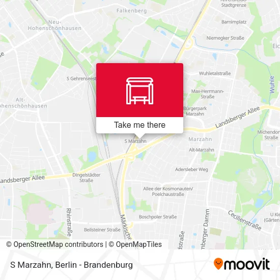 Карта S Marzahn