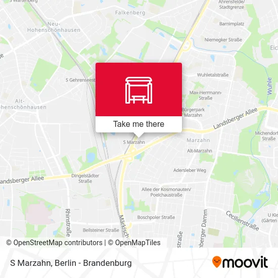 Карта S Marzahn