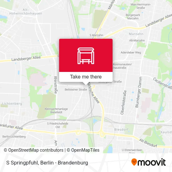 Карта S Springpfuhl