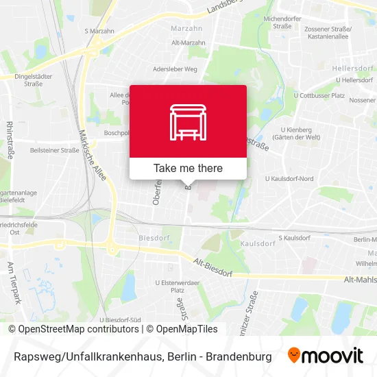 Карта Rapsweg/Unfallkrankenhaus