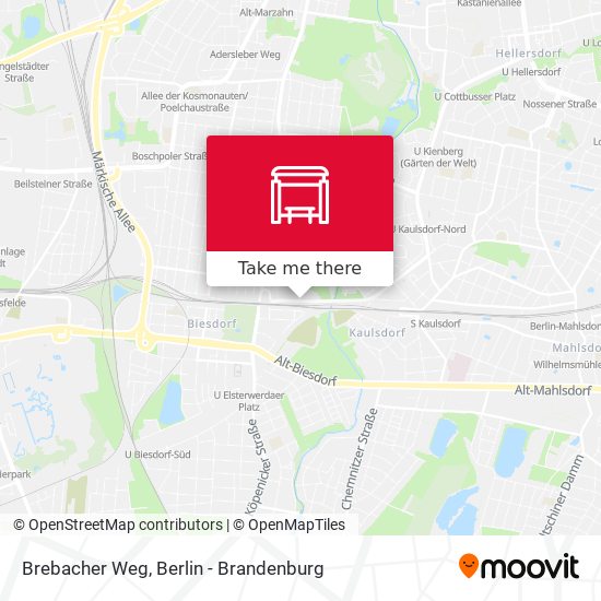 Brebacher Weg map