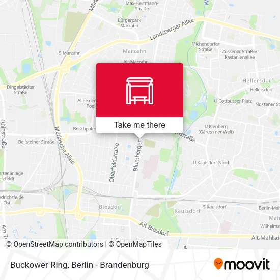 Карта Buckower Ring