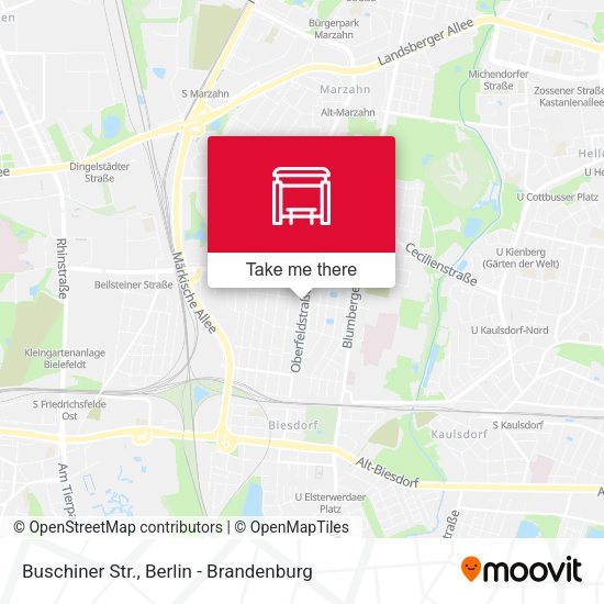 Карта Buschiner Str.