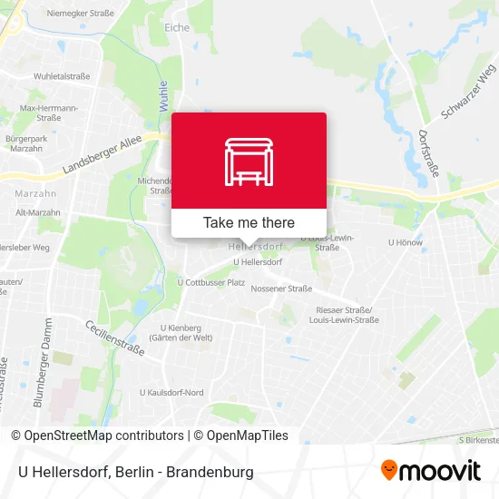 Карта U Hellersdorf