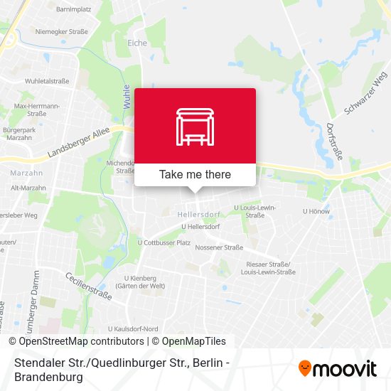Карта Stendaler Str. / Quedlinburger Str.