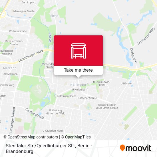 Карта Stendaler Str. / Quedlinburger Str.