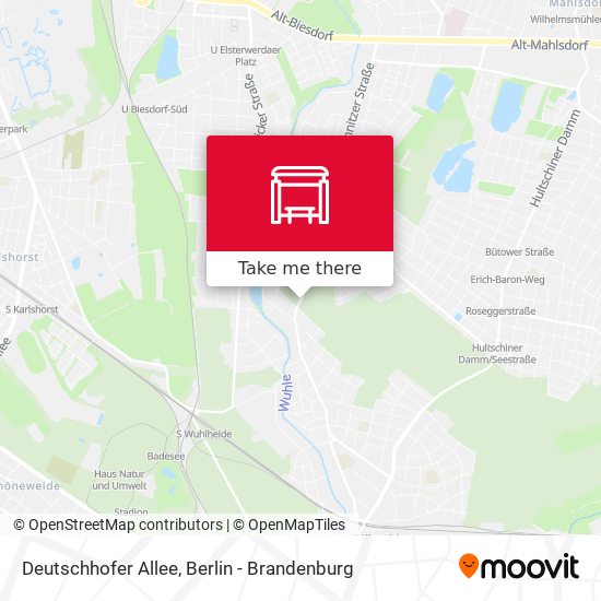 Deutschhofer Allee map