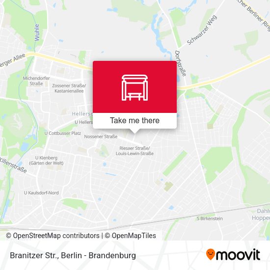 Карта Branitzer Str.