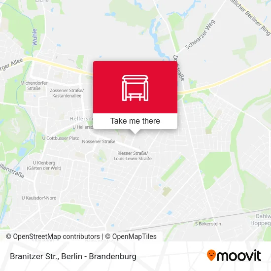 Карта Branitzer Str.