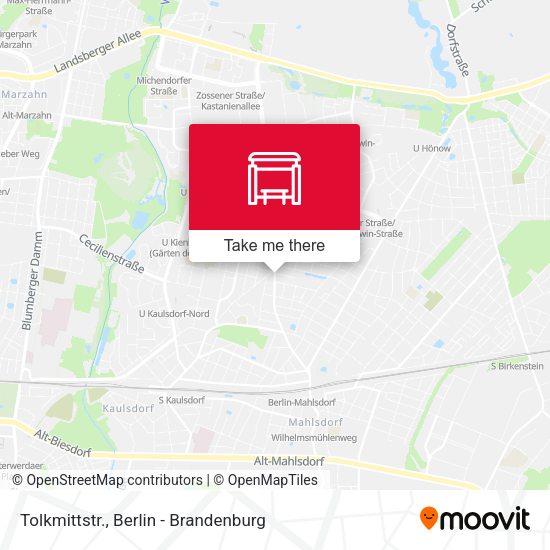 Карта Tolkmittstr.