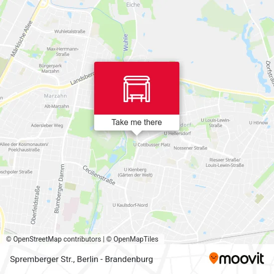 Карта Spremberger Str.