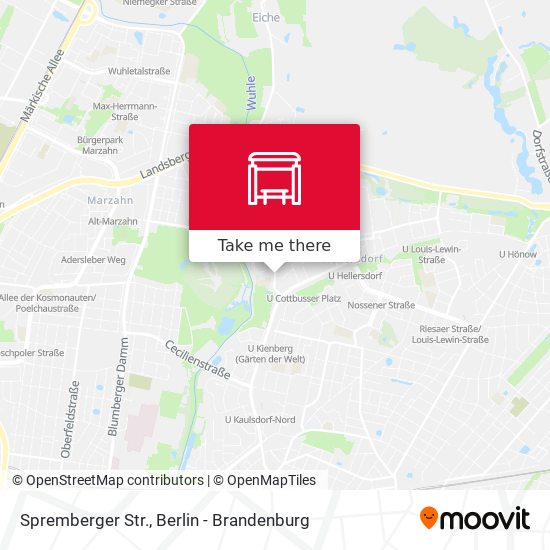 Spremberger Str. map