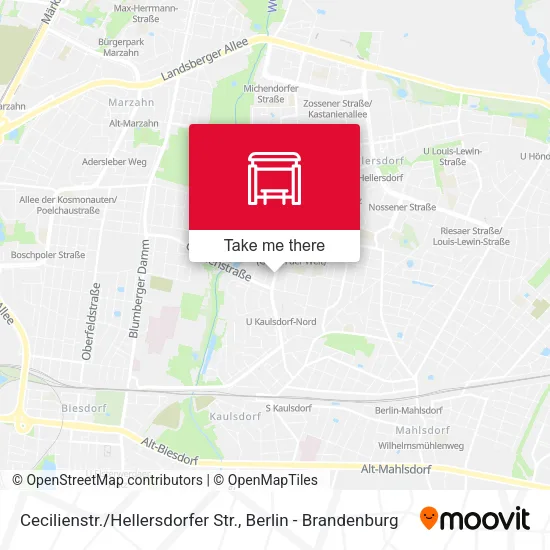 Карта Cecilienstr. / Hellersdorfer Str.