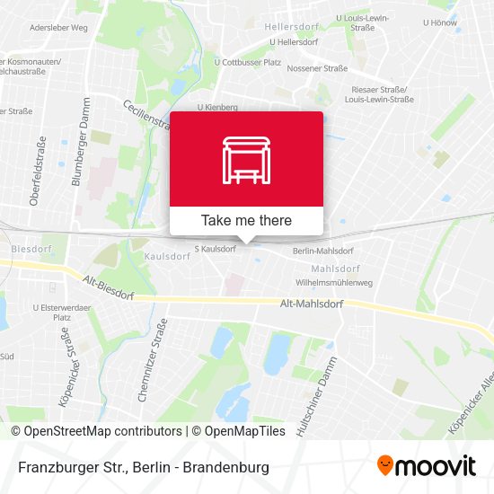 Карта Franzburger Str.