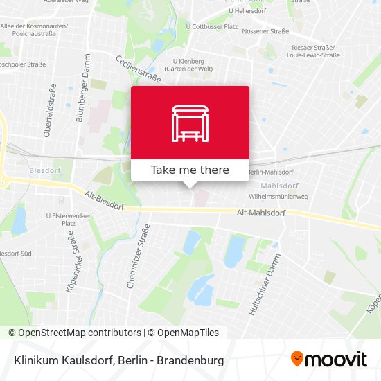 Klinikum Kaulsdorf map