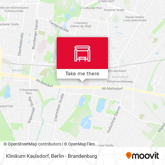 Карта Klinikum Kaulsdorf