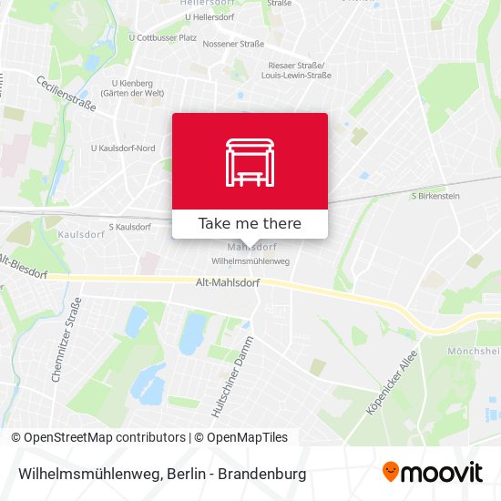 Wilhelmsmühlenweg map