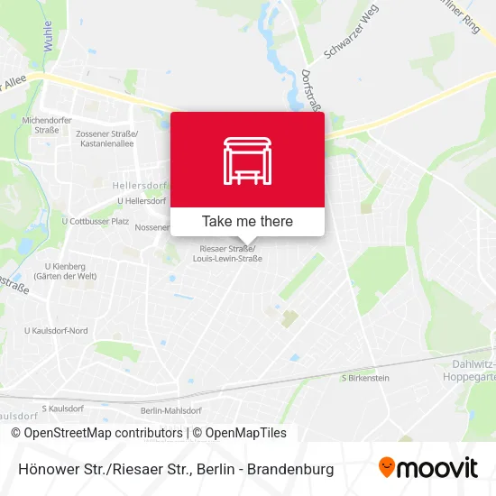 Карта Hönower Str./Riesaer Str.