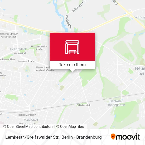 Lemkestr./Greifswalder Str. map