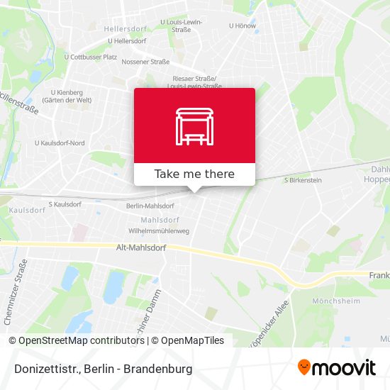 Donizettistr. map