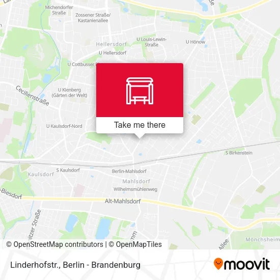 Карта Linderhofstr.