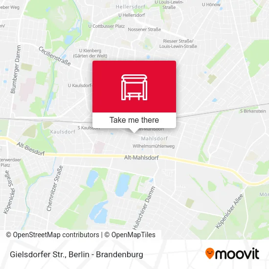 Карта Gielsdorfer Str.