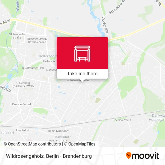 Карта Wildrosengehölz